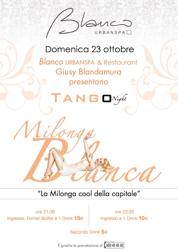 foto dell'evento Milonga Blanca
