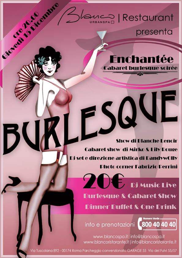 foto dell'evento  Cabaret Bourlesque Soir�e al Blanco Urbanspa