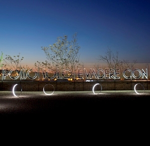 Installazione sui giardini di Sant