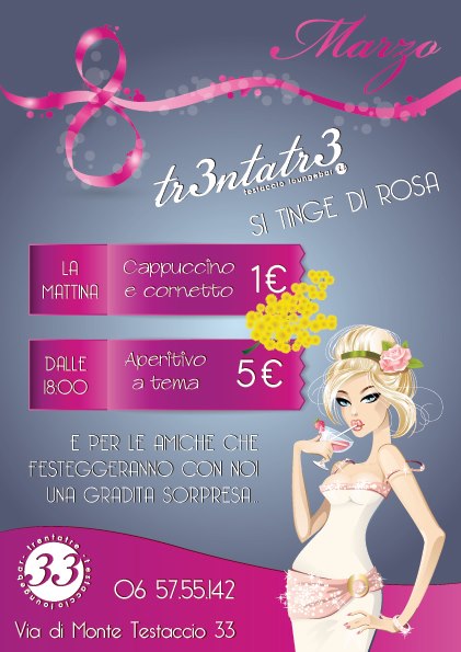 8 Marzo 2013, Testaccio si tinge di Rosa
