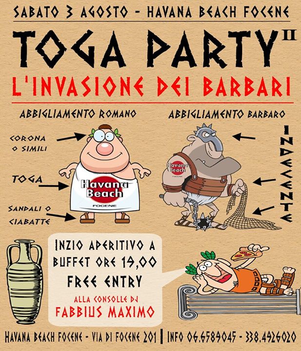 TOGA PARTY- L