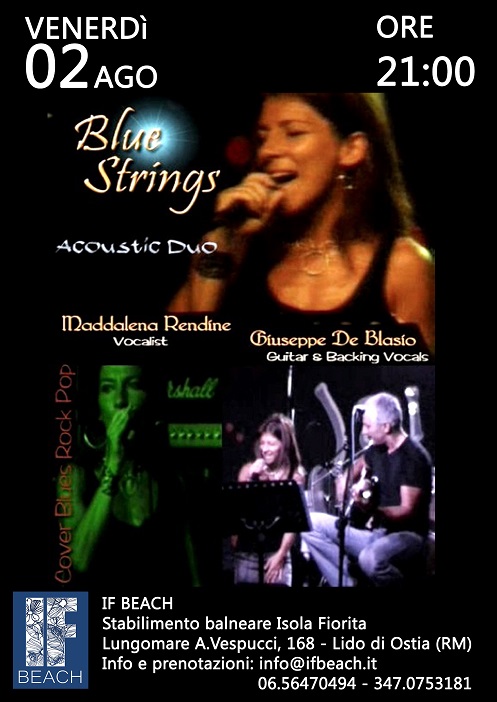 BLUE STRINGS @IF BEACH OSTIA