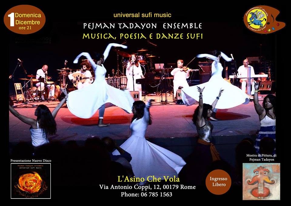 Serata di musica, danza e poesia Sufi con Tadayon Ensemble