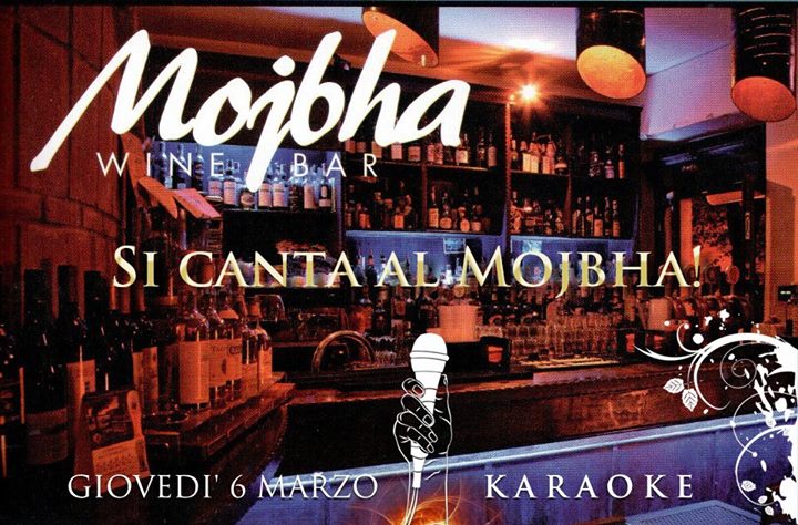 Al Mojbha Wine Bar il Karaoke lo accompagni con ottima birra artigianale