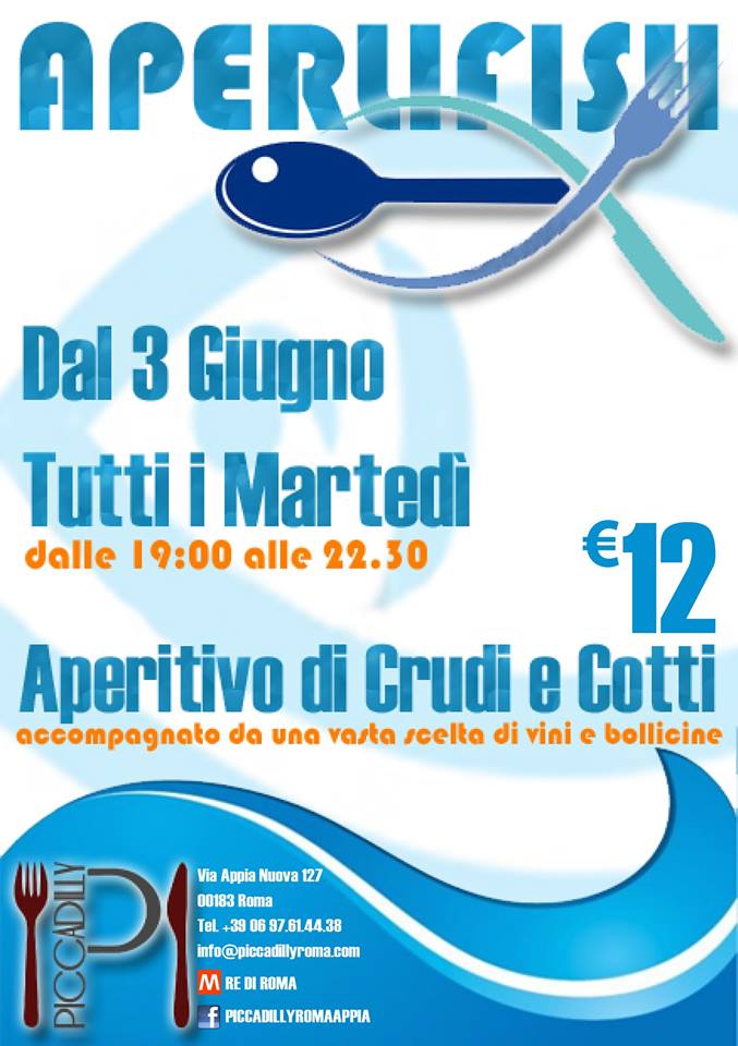 Aperifish - Apericena di Crudi e Cotti