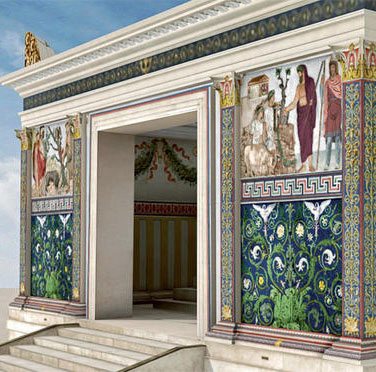 Ara Pacis a colori