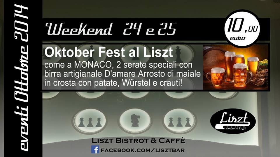 OktoberFest al Liszt Bistrot 