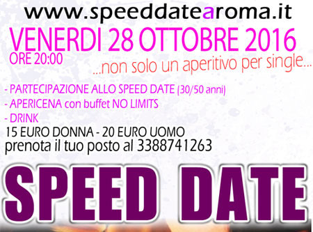 Speed Date con drink & food