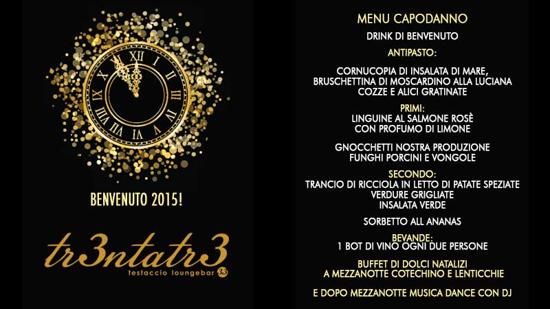 Benvenuto 2015 al Trentatr Testaccio
