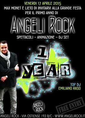 Big Party per il Primo Anno di Angeli Rock