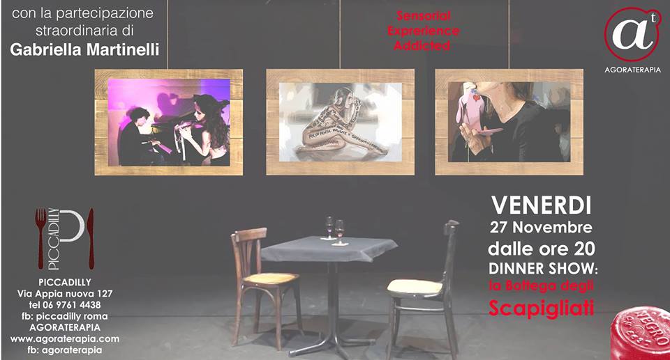 Apericena Show con tanti artisti al Piccadilly Roma