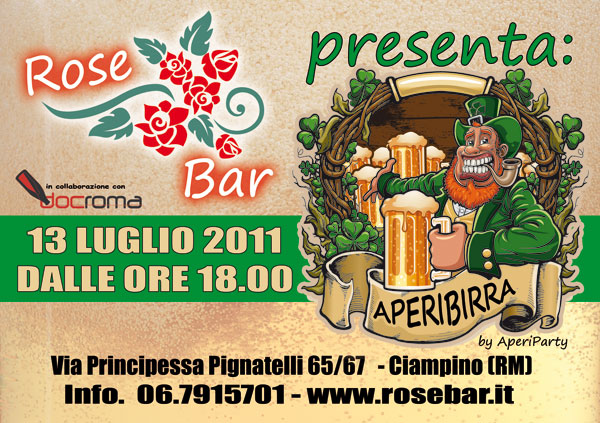 Aperibirra al Rose Bar di Ciampino