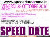 Speed Date con drink & food