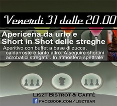 Aperitivo zucca e caldarroste al Liszt Bistrot