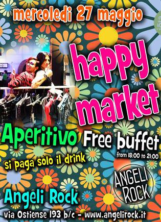 Happy Market da Angeli Rock con gran buffet no limits