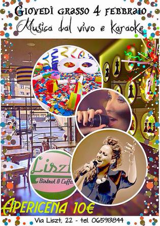 Aperitivo del Gioved� Grasso a Roma