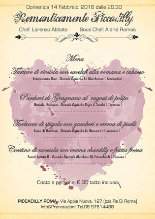 Degustazione Romantica a Roma