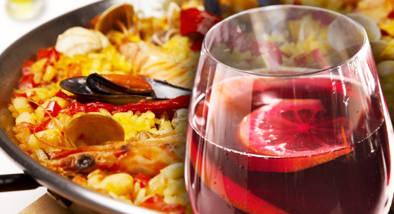 Aperitivo spagnolo in promozione al 50% dal Principe  con paella e sangria