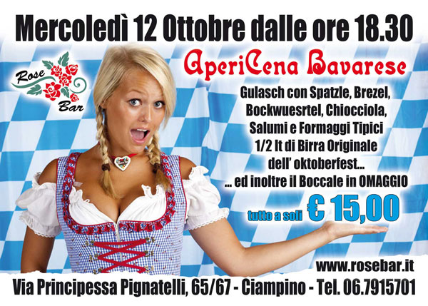 aperitivo bavarese a ciampino